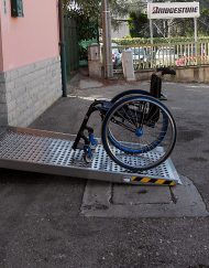 rampe disabili per gradini ingresso